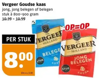 Poiesz Vergeer Goudse kaas aanbieding