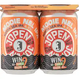 Jumbo Jopen Mooie Nel IPA Bier Blikken 4 x 330 ml aanbieding