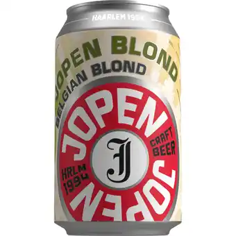 Jumbo Jopen - Blond - BIO Craft Beer Organic - Blik - 330ML aanbieding