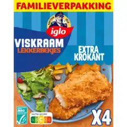 Jumbo Iglo Viskraam Lekkerbekjes Traditioneel Familieverpakking 4 Stuks aanbieding