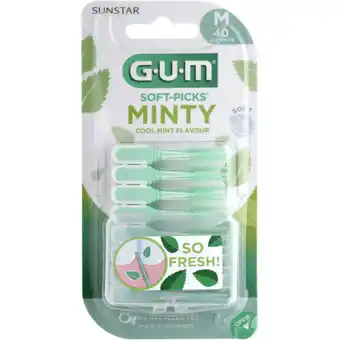 Jumbo GUM Soft-Picks Mint Medium 40 Stuks aanbieding
