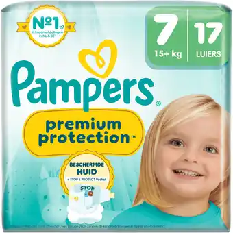 Jumbo Pampers Premium Protection Maat 7, 17 Luiers aanbieding