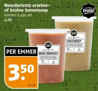 Poiesz Noordertrots erwten of bruine bonensoep aanbieding