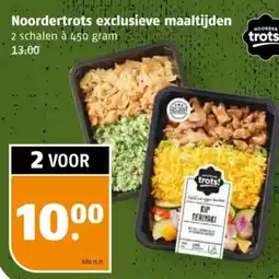 Poiesz Noordertrots exclusieve maaltijden aanbieding
