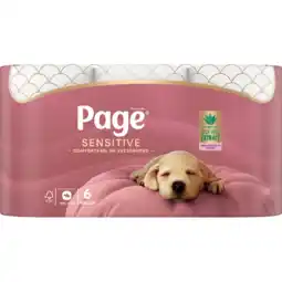 Jumbo Page Sensitive Toiletpapier 6 Rollen aanbieding