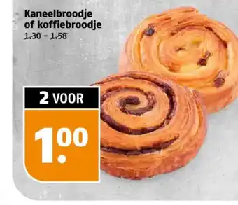 Poiesz Kaneelbroodje of koffiebroodje aanbieding
