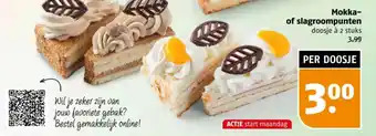 Poiesz Mokka of slagroompunten aanbieding