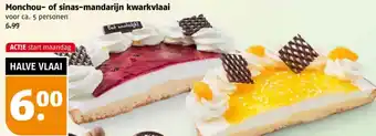 Poiesz Monchou of sinasmandarijn kwarkvlaai aanbieding