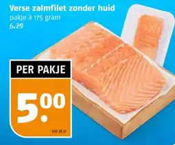 Poiesz Verse zalmfilet zonder huid aanbieding