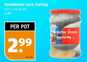 Poiesz Ouwehand zure haring aanbieding