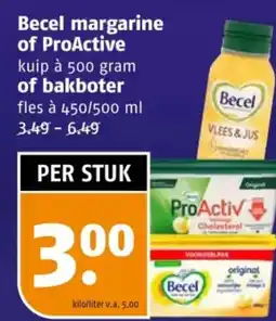 Poiesz Becel margarine of ProActive of bakboter aanbieding