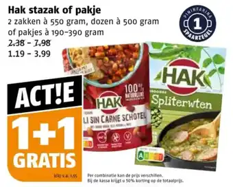 Poiesz Hak stazak of pakje aanbieding