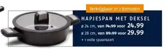 Poiesz Hapjespan met deksel aanbieding