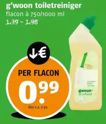 Poiesz G'woon toiletreiniger aanbieding