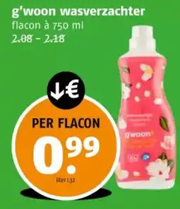 Poiesz G'woon wasverzachter aanbieding