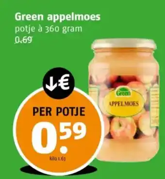 Poiesz Green appelmoes aanbieding