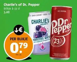 Poiesz Charlie's of Dr. Pepper aanbieding