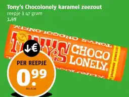 Poiesz Tony's Chocolonely karamel zeezout aanbieding
