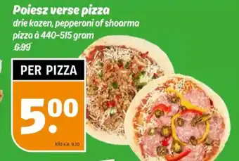 Poiesz Poiesz verse pizza aanbieding