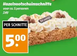 Poiesz Hazelnootschuimschnitte aanbieding