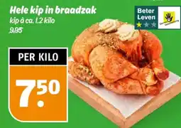 Poiesz Hele kip in braadzak aanbieding