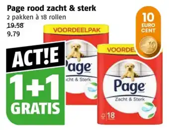 Poiesz Page rood zacht & sterk aanbieding