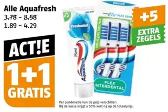 Poiesz Alle Aquafresh aanbieding