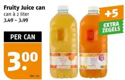 Poiesz Fruity Juice can aanbieding