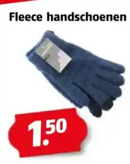 Poiesz Fleece handschoenen aanbieding