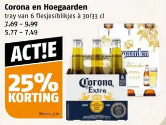 Poiesz Corona en Hoegaarden aanbieding