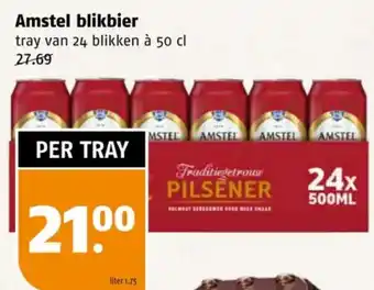 Poiesz Amstel blikbier aanbieding