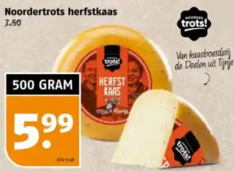 Poiesz Noordertrots herfstkaas aanbieding