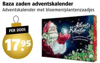 Poiesz Baza zaden adventskalender aanbieding