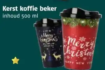 Poiesz Kerst koffie beker aanbieding