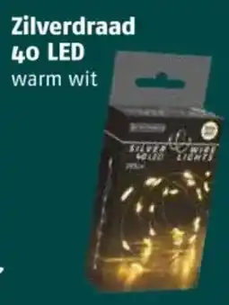 Poiesz Zilverdraad 40 LED aanbieding