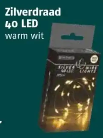 Poiesz Zilverdraad 40 LED aanbieding