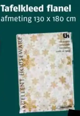 Poiesz Tafelkleed flanel aanbieding