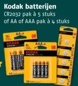 Poiesz Kodak batterijen aanbieding