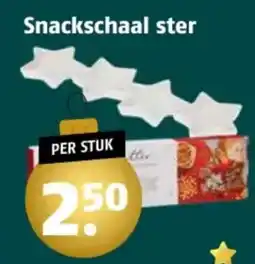 Poiesz Snackschaal ster aanbieding