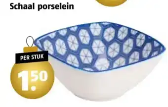Poiesz Schaal porselein aanbieding