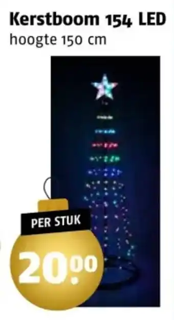 Poiesz Kerstboom 154 LED aanbieding