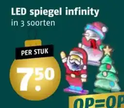 Poiesz LED spiegel infinity aanbieding