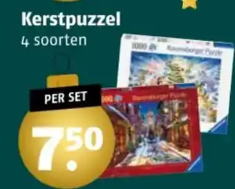 Poiesz Kerstpuzzel aanbieding