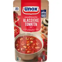 Jumbo Unox Smaakfavoriet Soep In Zak Klassieke Tomaten 570 ml aanbieding