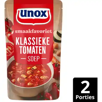 Jumbo Unox Smaakfavoriet Soep In Zak Klassieke Tomaten 570 ml aanbieding