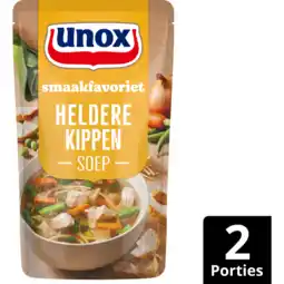 Jumbo Unox Soep In Zak Heldere Kippensoep aanbieding