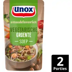 Jumbo Unox Smaakfavoriet Soep In Zak Vegetarische Groente 570 ml aanbieding