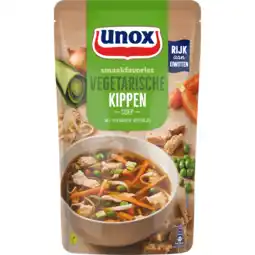 Jumbo Unox Smaakfavoriet Soep in Zak Vegetarische Kippen 570 ml aanbieding