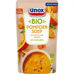 Jumbo Unox Biologische Soep Biologische Pompoen 570 ml aanbieding