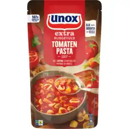Jumbo Unox Extra Rijkgevuld Soep In Zak Tomaten Pasta 570 ml aanbieding